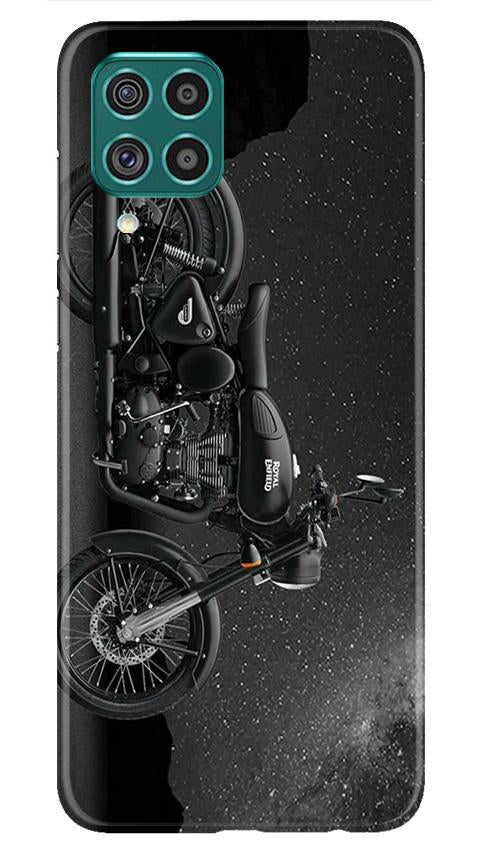 Royal Enfield Mobile Back Case for Samsung Galaxy M32 (Design - 381)