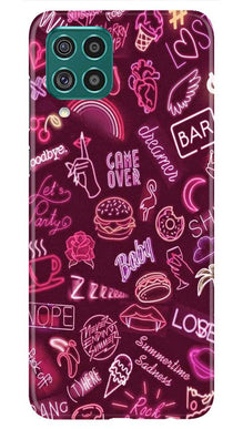 Party Theme Mobile Back Case for Samsung Galaxy F62 (Design - 392)