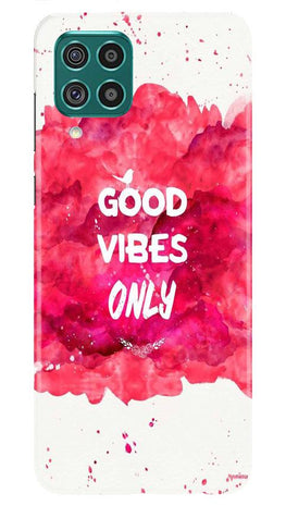 Good Vibes Only Mobile Back Case for Samsung Galaxy M12 (Design - 393)
