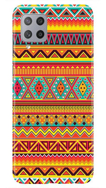 Zigzag line pattern Mobile Back Case for Samsung Galaxy M42 (Design - 4)