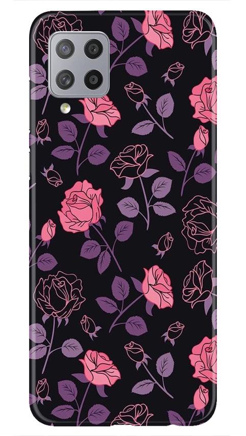 Rose Black Background Case for Samsung Galaxy M42
