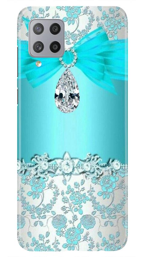 Shinny Blue Background Case for Samsung Galaxy M42