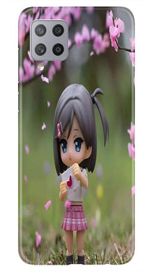 Cute Girl Mobile Back Case for Samsung Galaxy M42 (Design - 92)