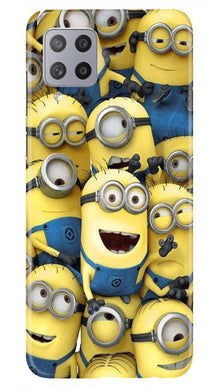 Minions Mobile Back Case for Samsung Galaxy M42  (Design - 127)