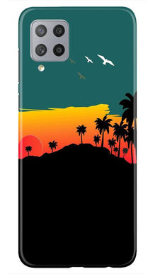 Sky Trees Mobile Back Case for Samsung Galaxy M42 (Design - 191)