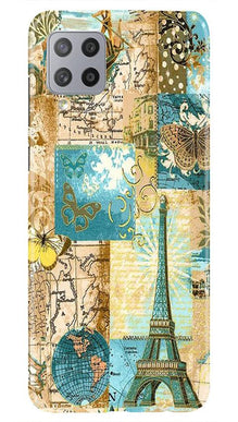 Travel Eiffel Tower Mobile Back Case for Samsung Galaxy M42 (Design - 206)