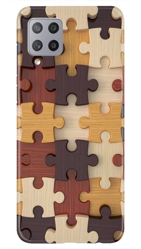 Puzzle Pattern Case for Samsung Galaxy M42 (Design No. 217)