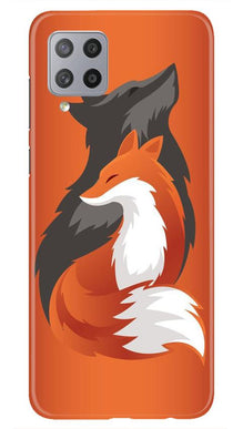 Wolf  Mobile Back Case for Samsung Galaxy M42 (Design - 224)