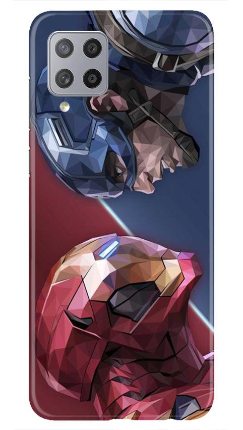 Ironman Captain America Case for Samsung Galaxy M42 (Design No. 245)