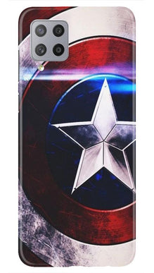 Captain America Shield Mobile Back Case for Samsung Galaxy M42 (Design - 250)