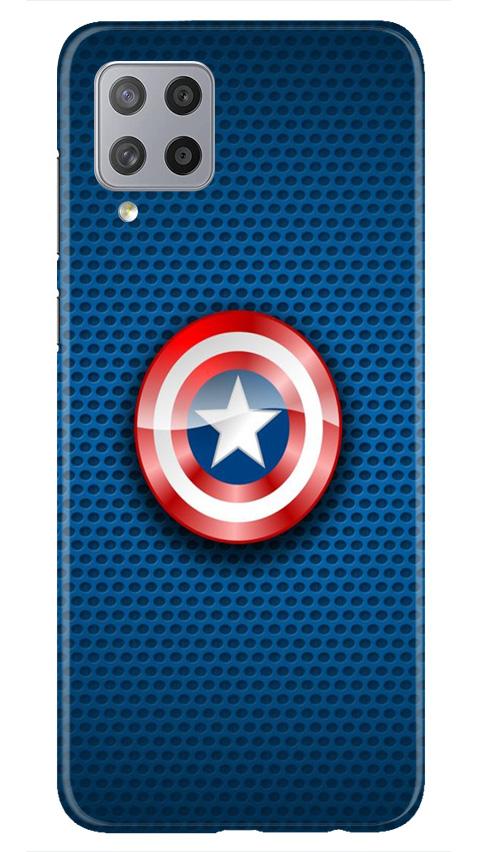 Captain America Shield Case for Samsung Galaxy M42 (Design No. 253)