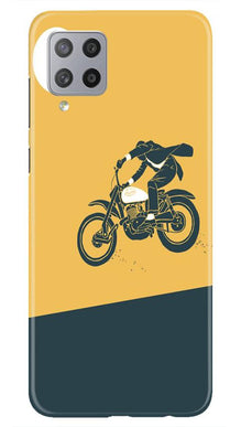 Bike Lovers Mobile Back Case for Samsung Galaxy M42 (Design - 256)