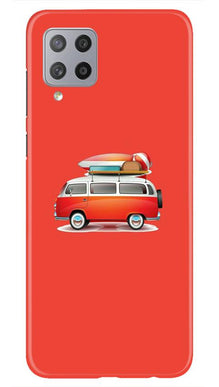 Travel Bus Mobile Back Case for Samsung Galaxy M42 (Design - 258)