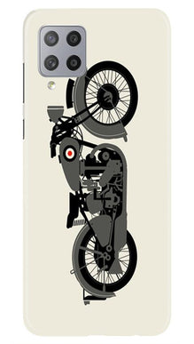 MotorCycle Mobile Back Case for Samsung Galaxy M42 (Design - 259)
