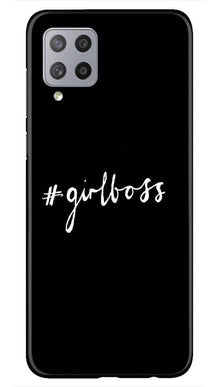#GirlBoss Mobile Back Case for Samsung Galaxy M42 (Design - 266)