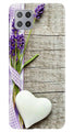 White Heart Case for Samsung Galaxy M42 (Design No. 298)