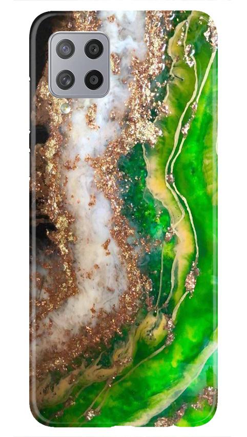 Marble Texture Mobile Back Case for Samsung Galaxy M42 (Design - 307)