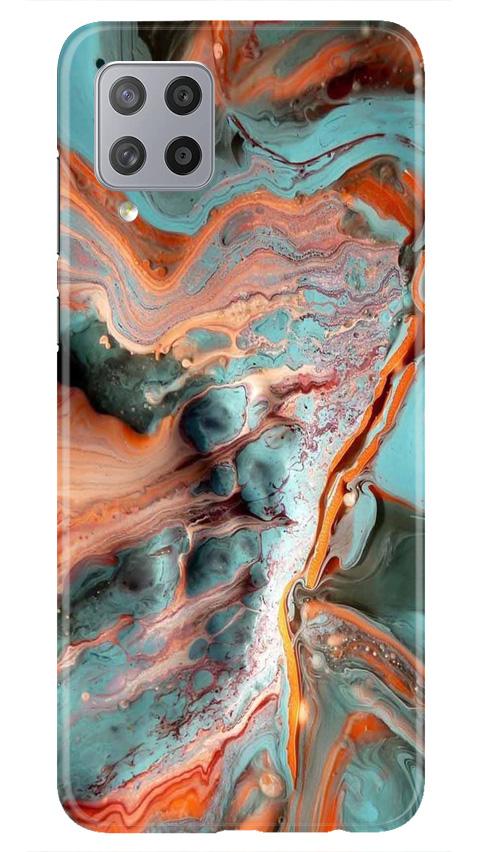 Marble Texture Mobile Back Case for Samsung Galaxy M42 (Design - 309)