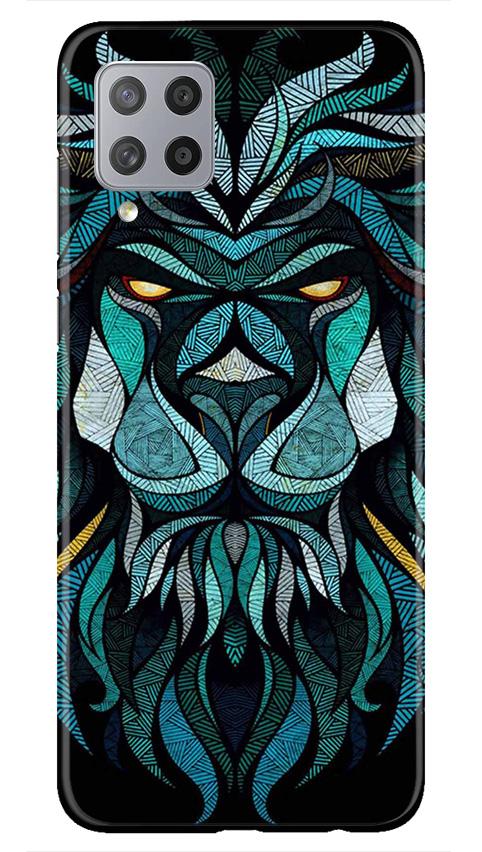 Lion Mobile Back Case for Samsung Galaxy M42 (Design - 314)