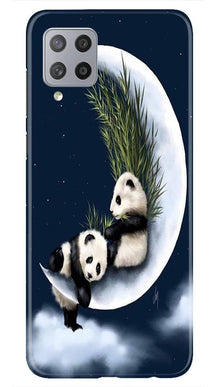 Panda Moon Mobile Back Case for Samsung Galaxy M42 (Design - 318)
