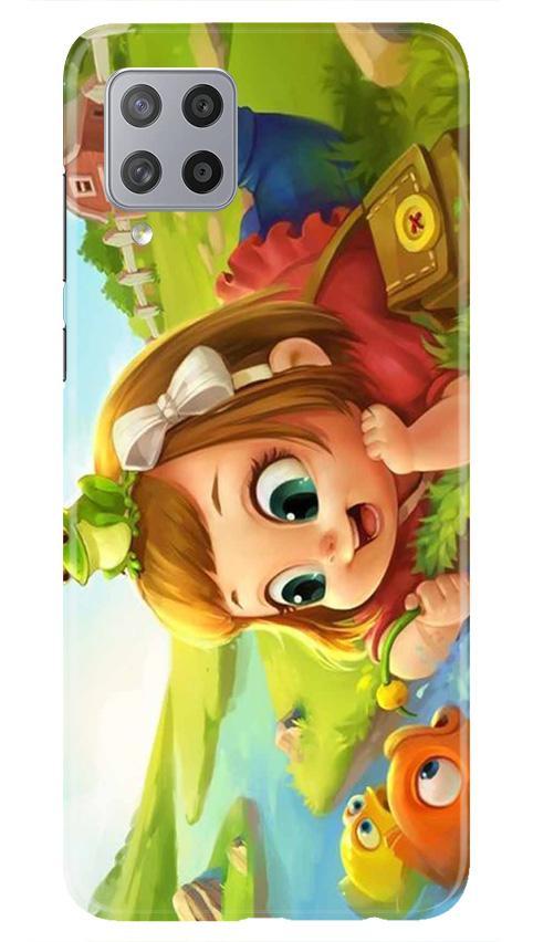 Baby Girl Mobile Back Case for Samsung Galaxy M42 (Design - 339)