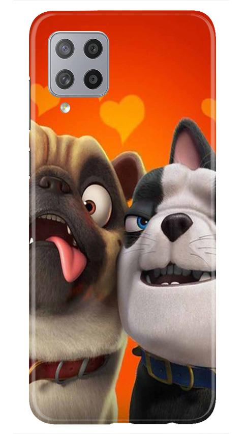 Dog Puppy Mobile Back Case for Samsung Galaxy M42 (Design - 350)