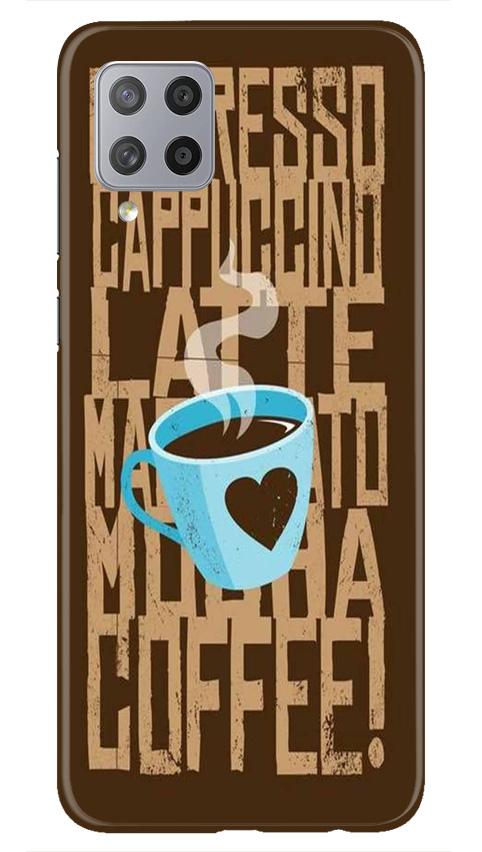 Love Coffee Mobile Back Case for Samsung Galaxy M42 (Design - 351)