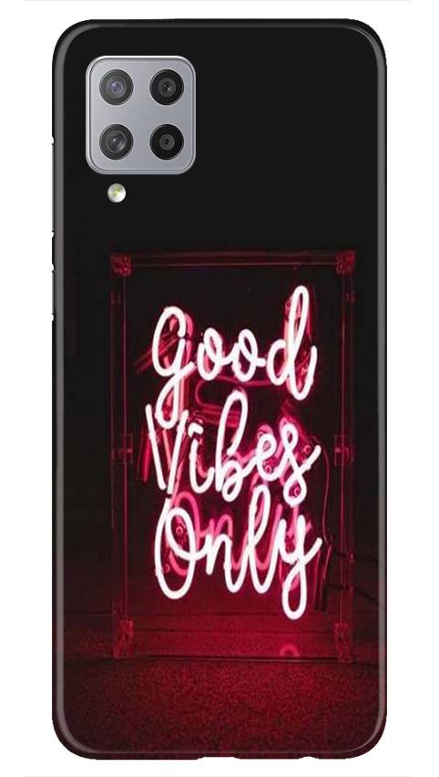 Good Vibes Only Mobile Back Case for Samsung Galaxy M42 (Design - 354)