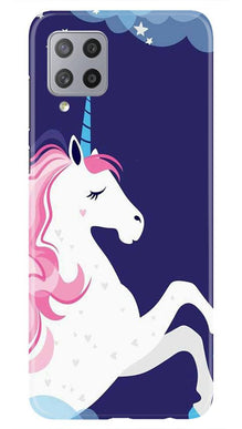 Unicorn Mobile Back Case for Samsung Galaxy M42 (Design - 365)