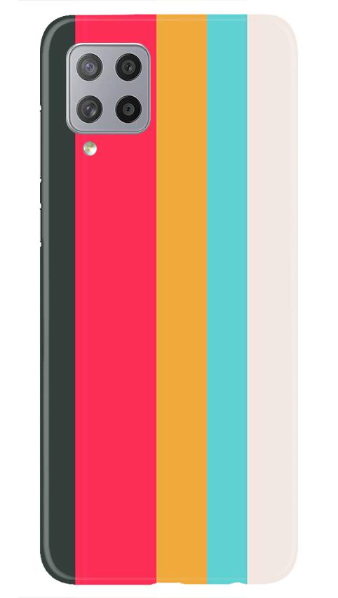 Color Pattern Mobile Back Case for Samsung Galaxy M42 (Design - 369)