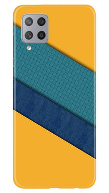 Diagonal Pattern Mobile Back Case for Samsung Galaxy M42 (Design - 370)