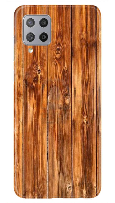 Wooden Texture Mobile Back Case for Samsung Galaxy M42 (Design - 376)