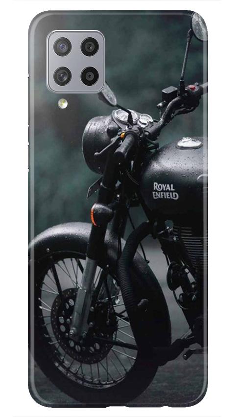 Royal Enfield Mobile Back Case for Samsung Galaxy M42 (Design - 380)
