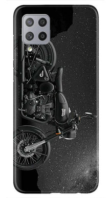 Royal Enfield Mobile Back Case for Samsung Galaxy M42 (Design - 381)