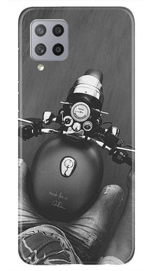 Royal Enfield Mobile Back Case for Samsung Galaxy M42 (Design - 382)