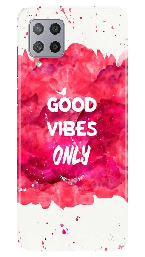 Good Vibes Only Mobile Back Case for Samsung Galaxy M42 (Design - 393)