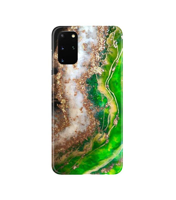 Marble Texture Mobile Back Case for Galaxy S20 Plus  (Design - 307)