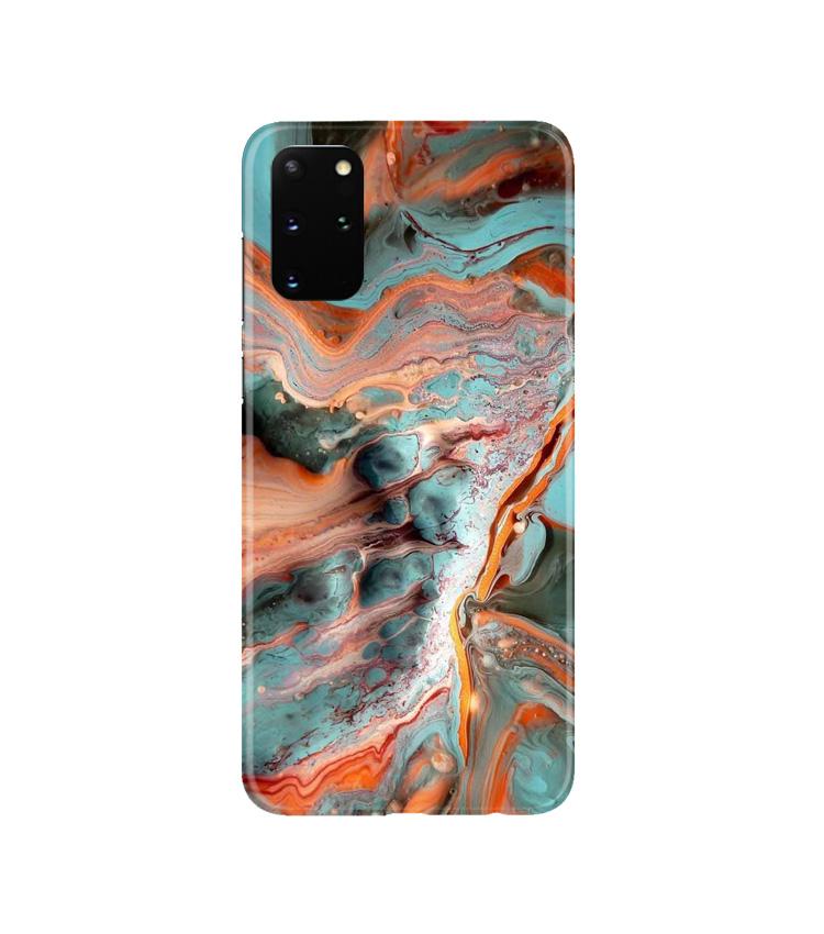 Marble Texture Mobile Back Case for Galaxy S20 Plus  (Design - 309)