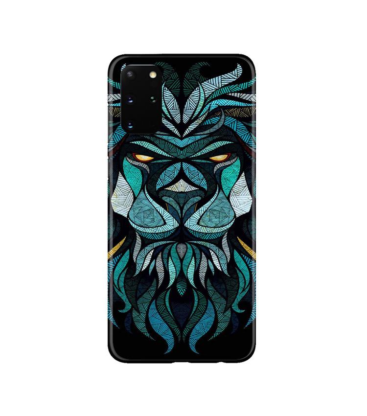 Lion Mobile Back Case for Galaxy S20 Plus  (Design - 314)