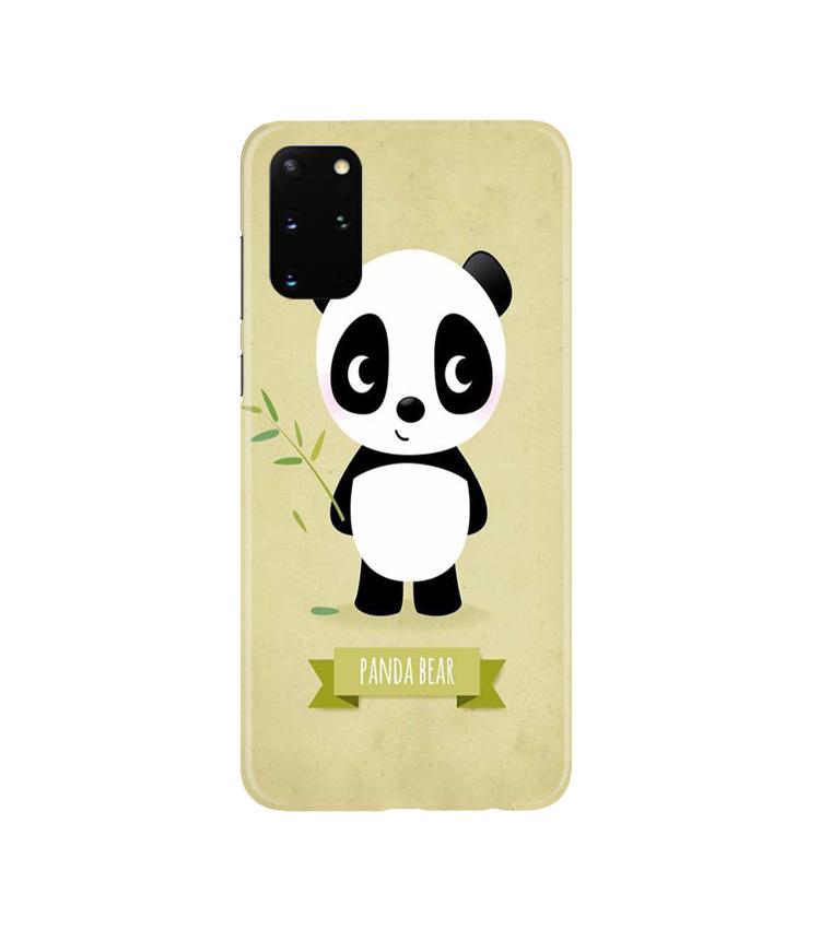 Panda Bear Mobile Back Case for Galaxy S20 Plus(Design - 317)