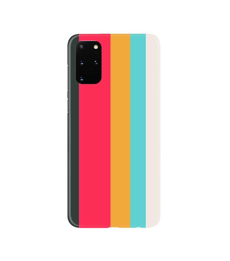 Color Pattern Mobile Back Case for Galaxy S20 Plus  (Design - 369)