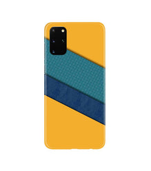 Diagonal Pattern Mobile Back Case for Galaxy S20 Plus  (Design - 370)