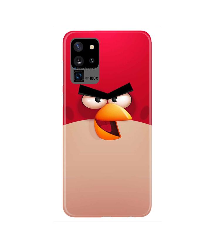 Angry Bird Red Mobile Back Case for Galaxy S20 Ultra   (Design - 325)