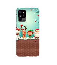 Santa Claus Mobile Back Case for Galaxy S20 Ultra   (Design - 334)