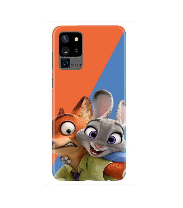 Cartoon Mobile Back Case for Galaxy S20 Ultra   (Design - 346)