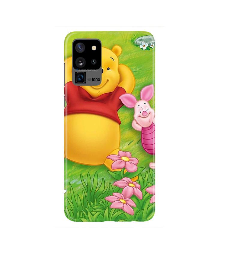 Winnie The Pooh Mobile Back Case for Galaxy S20 Ultra   (Design - 348)