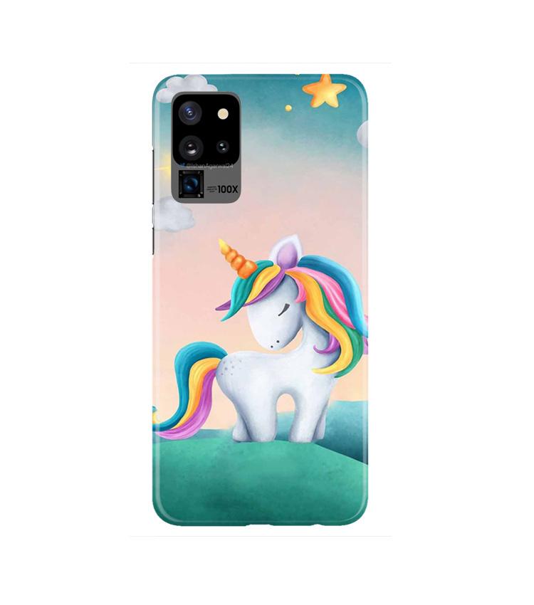 Unicorn Mobile Back Case for Galaxy S20 Ultra   (Design - 366)