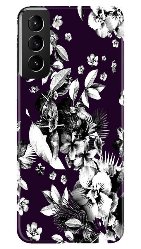 white flowers Case for Samsung Galaxy S21 5G