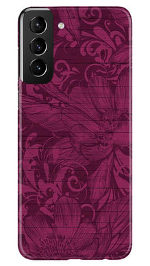 Purple Backround Mobile Back Case for Samsung Galaxy S21 Plus (Design - 22)