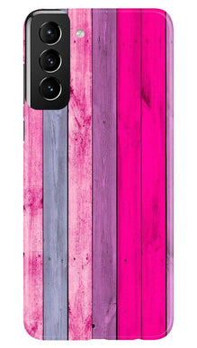 Wooden look Mobile Back Case for Samsung Galaxy S21 Plus (Design - 24)